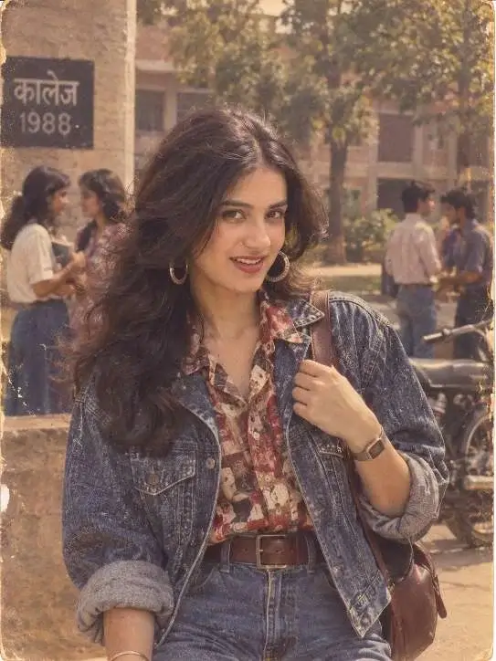 1980s Indian Vintage Photo Prompt – Viral AI Trend
