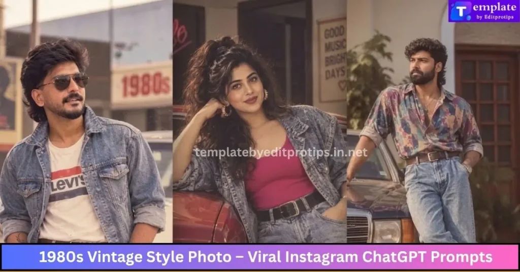 1980s Vintage Style Photo – Viral Instagram ChatGPT Prompts