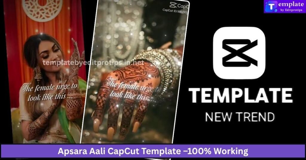 Apsara Aali CapCut Template –100% Working