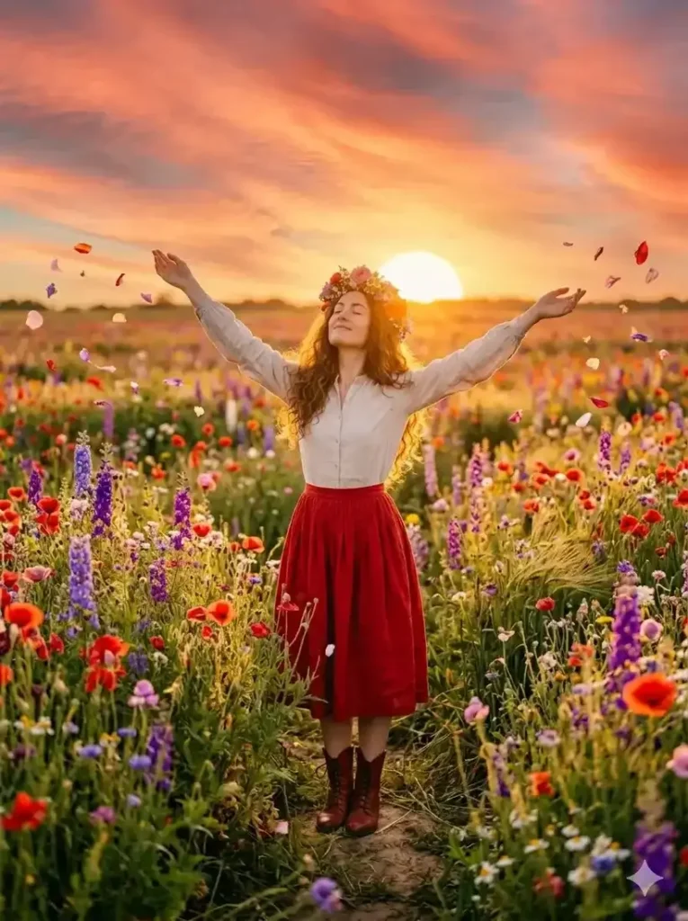 Spring Flower Garden AI Prompt